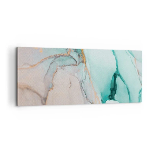 Obraz na płótnie - Taniec kształtów i barw - 100x40 cm