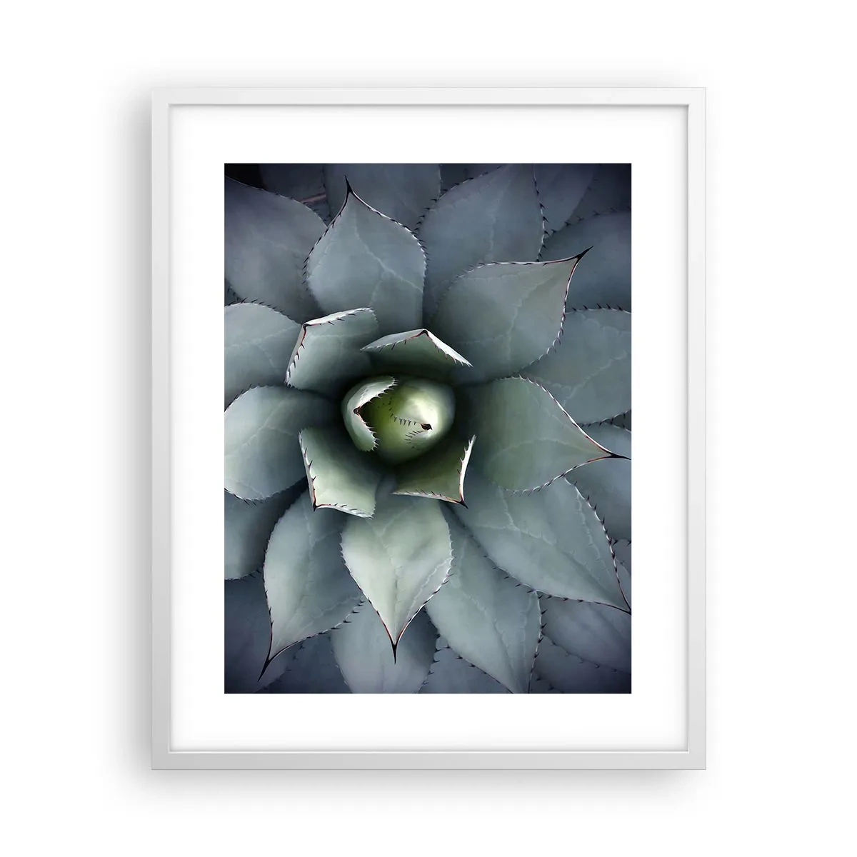 Plakat w białej ramie - Wabi i przestrzega - 40x50 cm