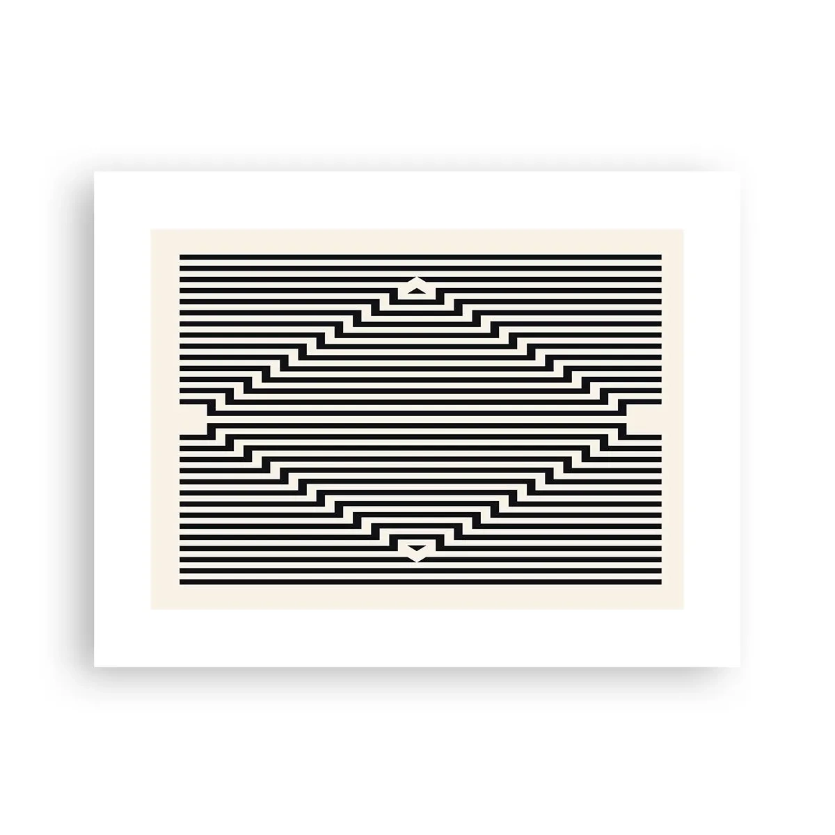 Plakat - Geometryczna iluzja - 40x30 cm
