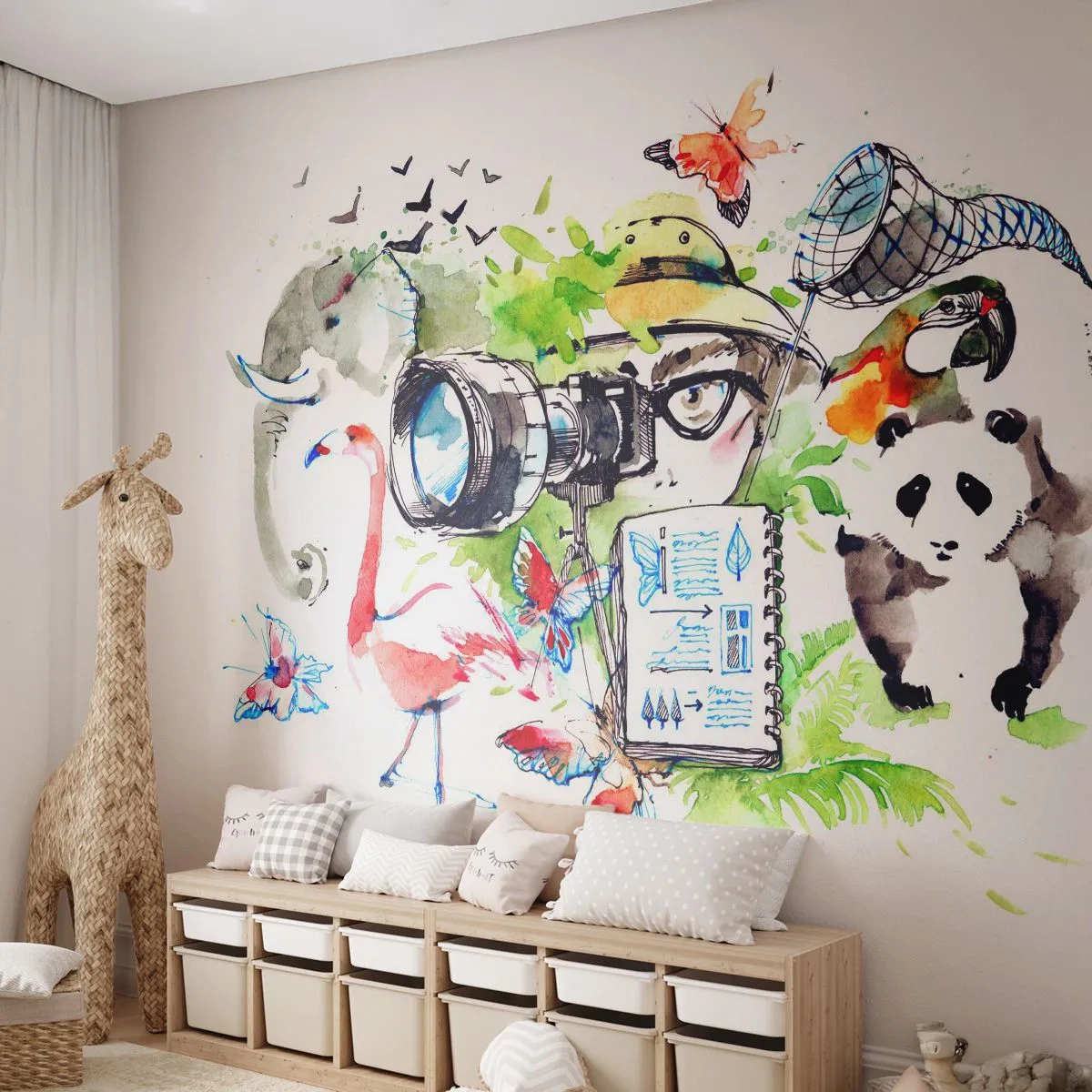 Fototapeta Premium Canvas - W obiektywie podróżnika - Abstrakcja, Zwierzęta, Fotograf - 500x350 cm