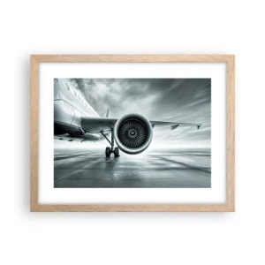 Plakat w ramie jasny dąb - Jest moc! - 40x30 cm