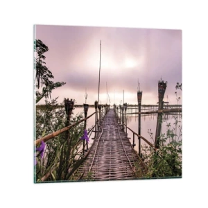 Obraz na szkle - Spokój i cisza Azji - 40x40 cm