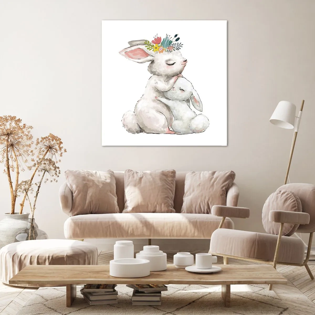 Obraz na płótnie - Nie ma jak u mamy - 70x70 cm