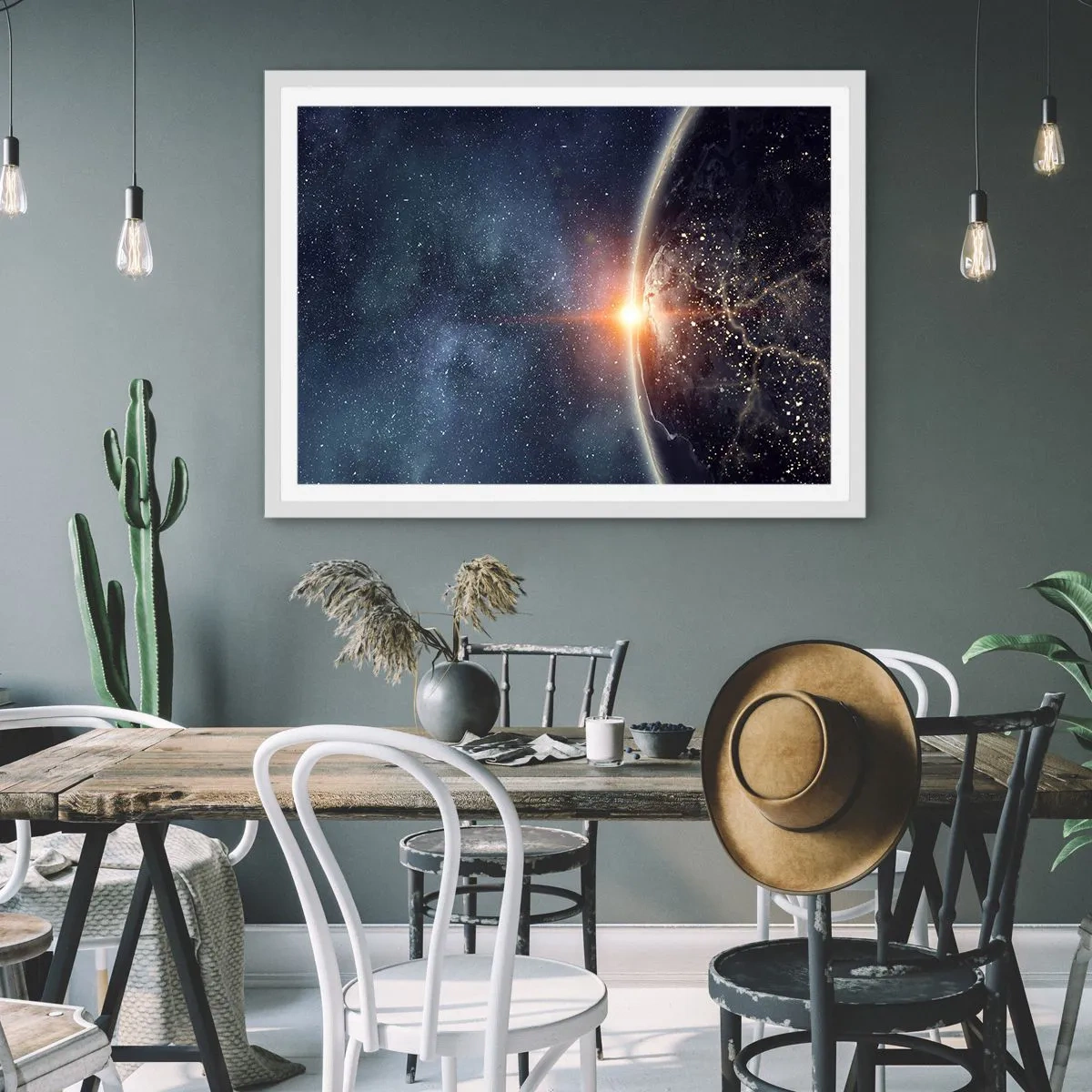 Plakat w białej ramie - W nowej perspektywie - 40x30 cm