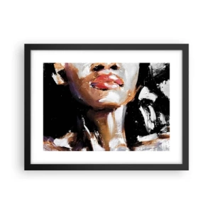 Plakat w czarnej ramie - Duma bez uprzedzeń - 40x30 cm