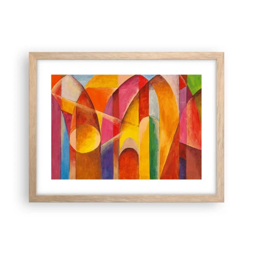 Plakat w ramie jasny dąb - Katedra słońca - 40x30 cm