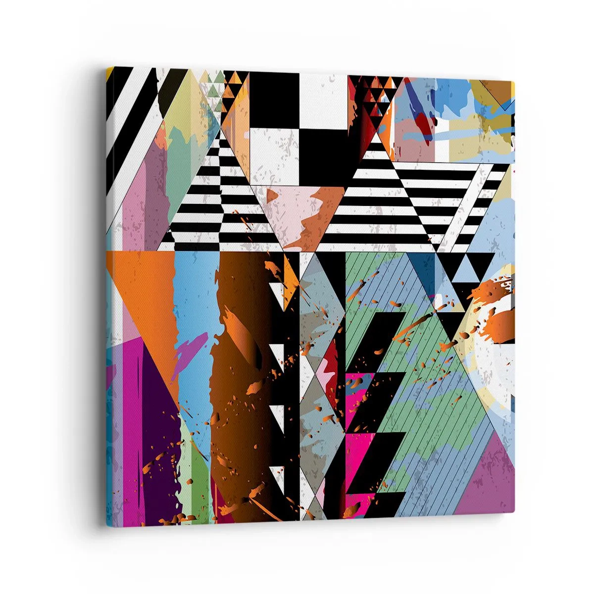 Obraz na płótnie - Geometrycznie i organicznie - 40x40 cm