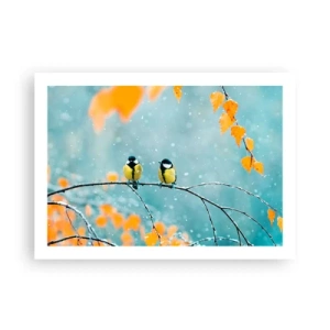 Plakat - Ptasie plotki - 70x50 cm