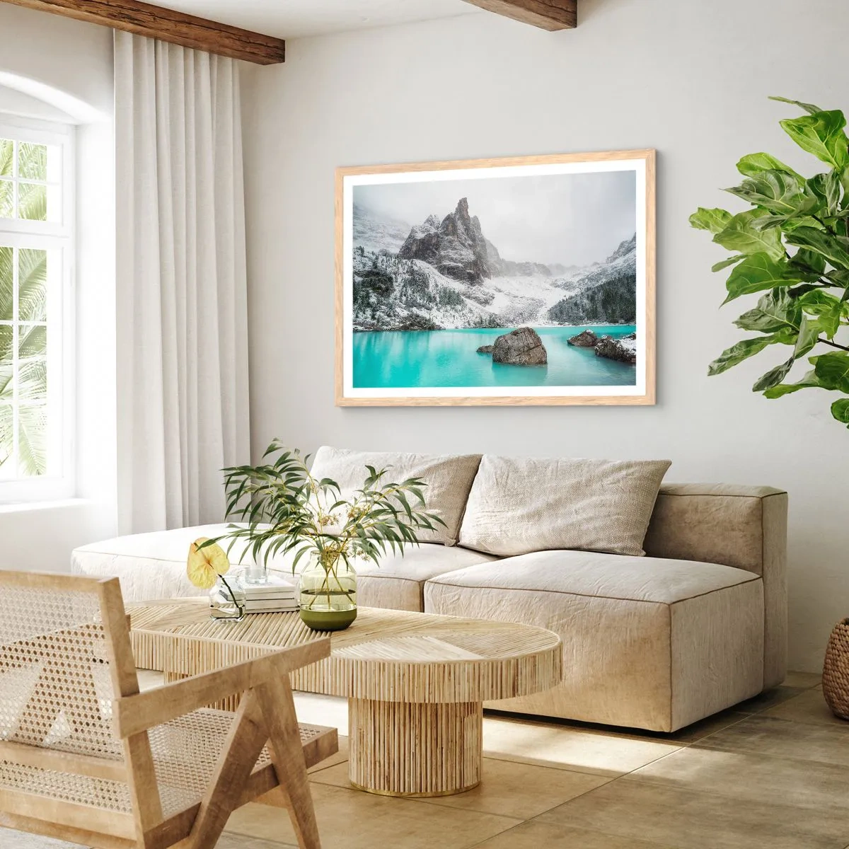 Plakat w ramie jasny dąb - Na straży - 91x61 cm