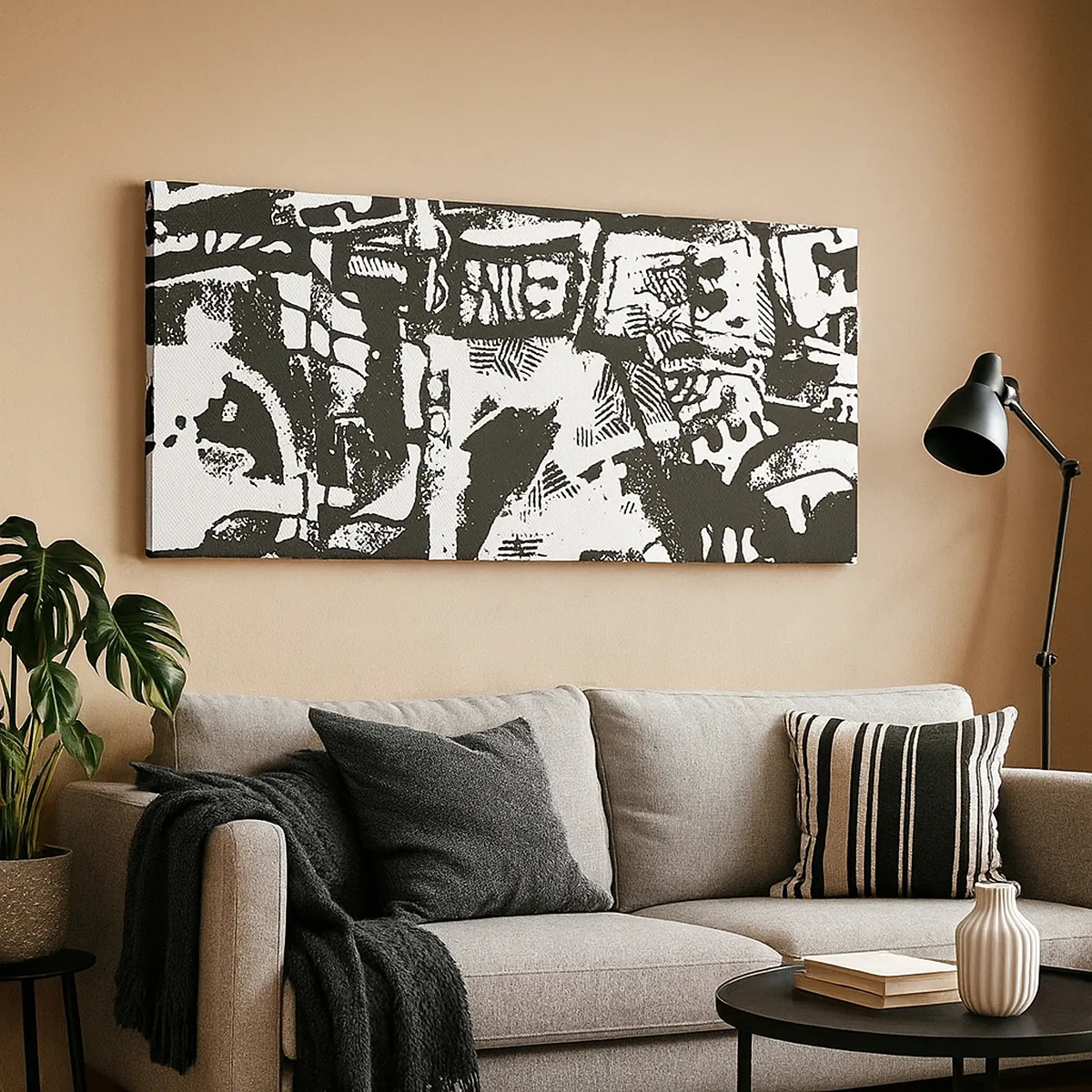 Obraz na płótnie - Porządek czy chaos? - 30x30 cm