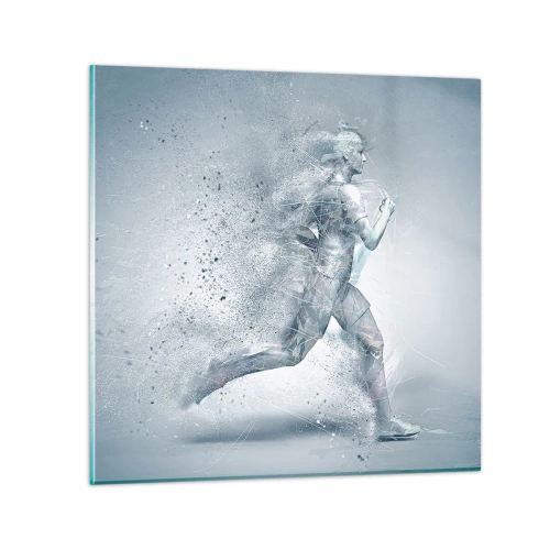 Obraz na szkle - Energia krystalicznie czysta - 60x60 cm