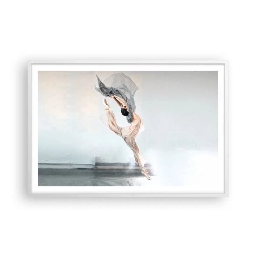 Plakat w białej ramie - W tanecznym uniesieniu - 91x61 cm