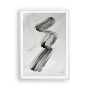 Plakat w białej ramie - Od niechcenia dla zabawy - 70x100 cm