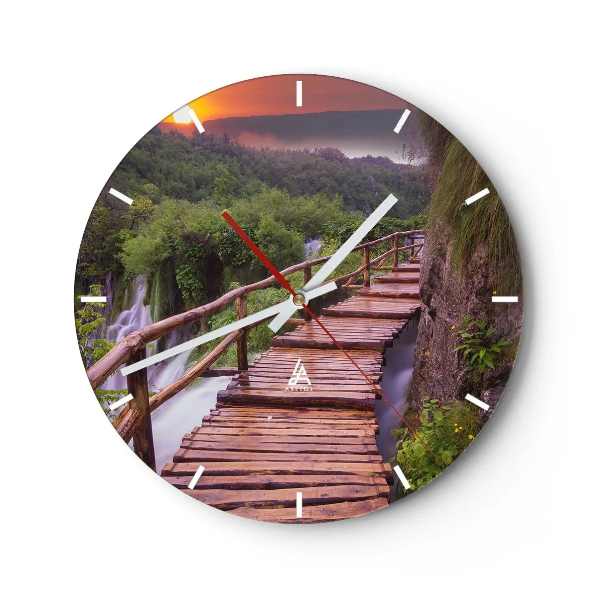 Zegar ścienny - Piękno nie do uwierzenia - 40x40 cm