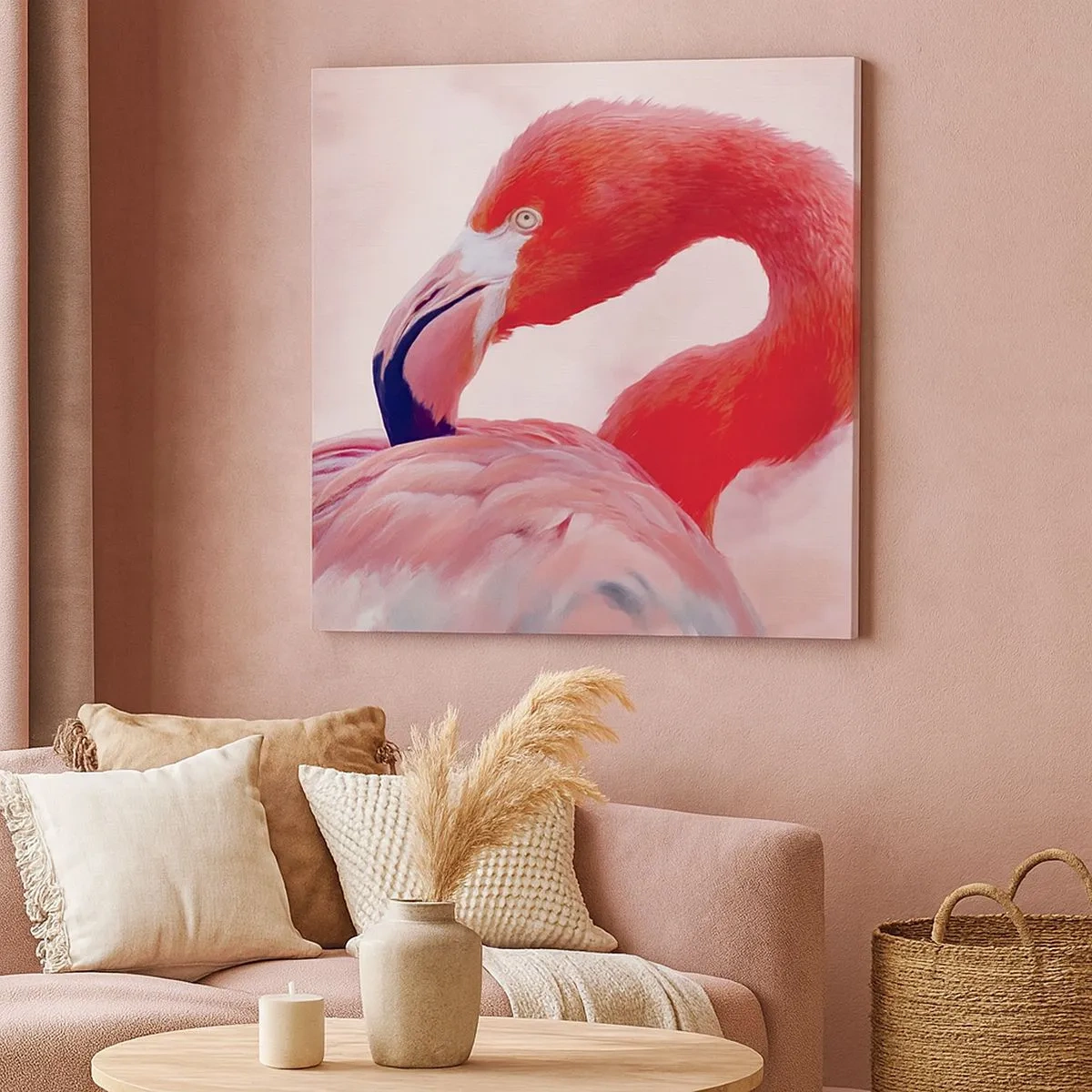 Obraz na płótnie - Ptasia uroda - 30x30 cm