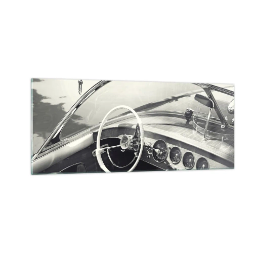 Obraz na szkle - Pogoda dla bogaczy - 100x40 cm