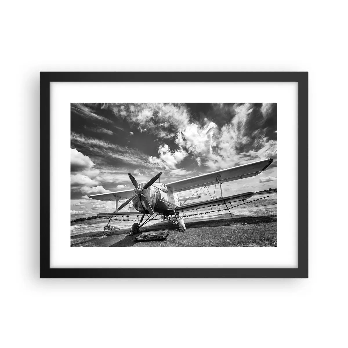 Plakat w czarnej ramie - Nie mogę się doczekać! - 40x30 cm