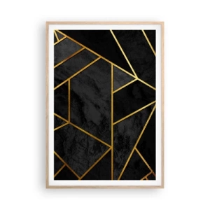 Plakat w ramie jasny dąb - Mrok i blask - 70x100 cm