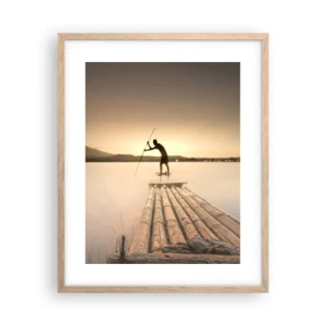 Plakat w ramie jasny dąb - Przed spoczynkiem - 40x50 cm