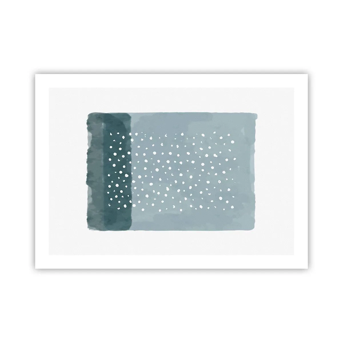 Plakat - Wyrosłe na błękicie - 70x50 cm