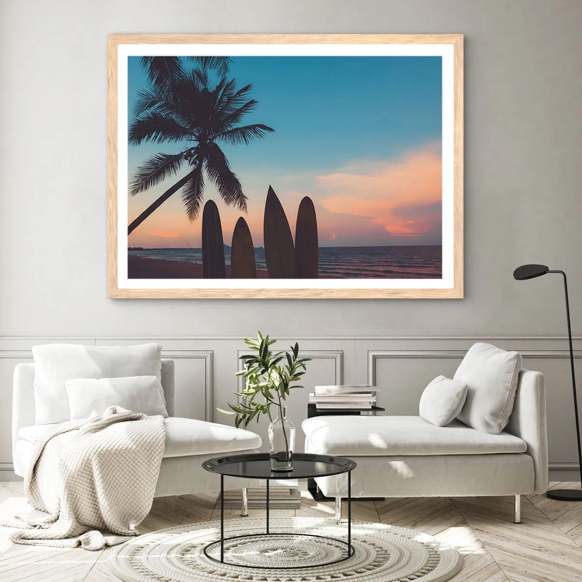 Plakat w ramie jasny dąb - Jutro też będzie zabawa - 70x50 cm