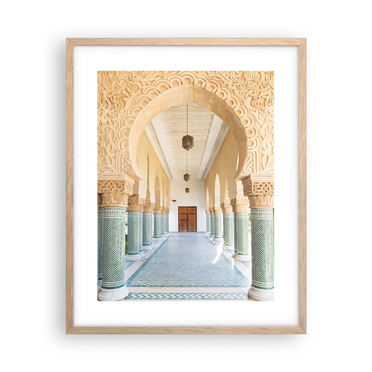 Plakat w ramie jasny dąb - Z opowieści Szeherezady - 40x50 cm