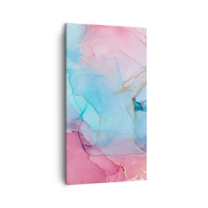 Obraz na płótnie - Spotkanie i przenikanie - 45x80 cm