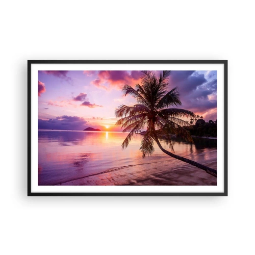 Plakat w czarnej ramie - Błogość aż po horyzont - 91x61 cm
