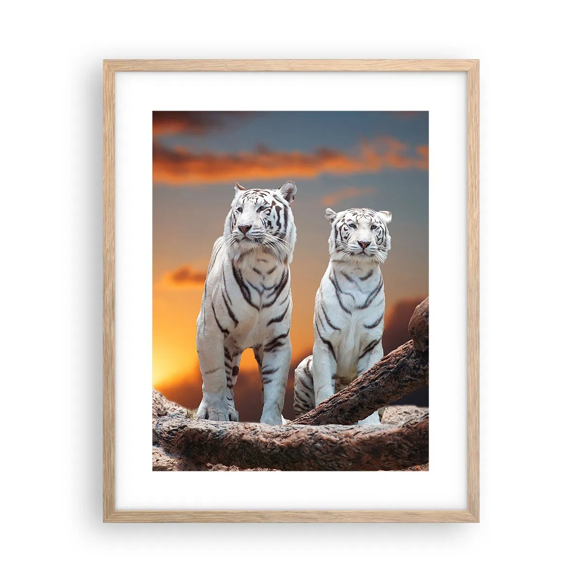 Plakat w ramie jasny dąb - Zupełnie jak w Narni - 40x50 cm