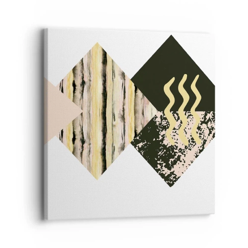 Obraz na płótnie - Nie takie proste - 30x30 cm