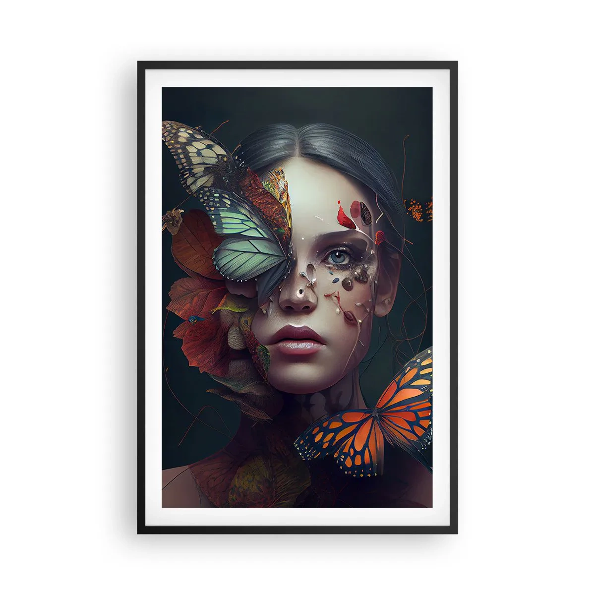 Plakat w czarnej ramie - Cudowna metamorfoza - 61x91 cm