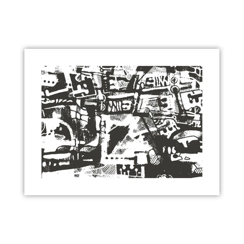 Plakat - Porządek czy chaos? - 40x30 cm