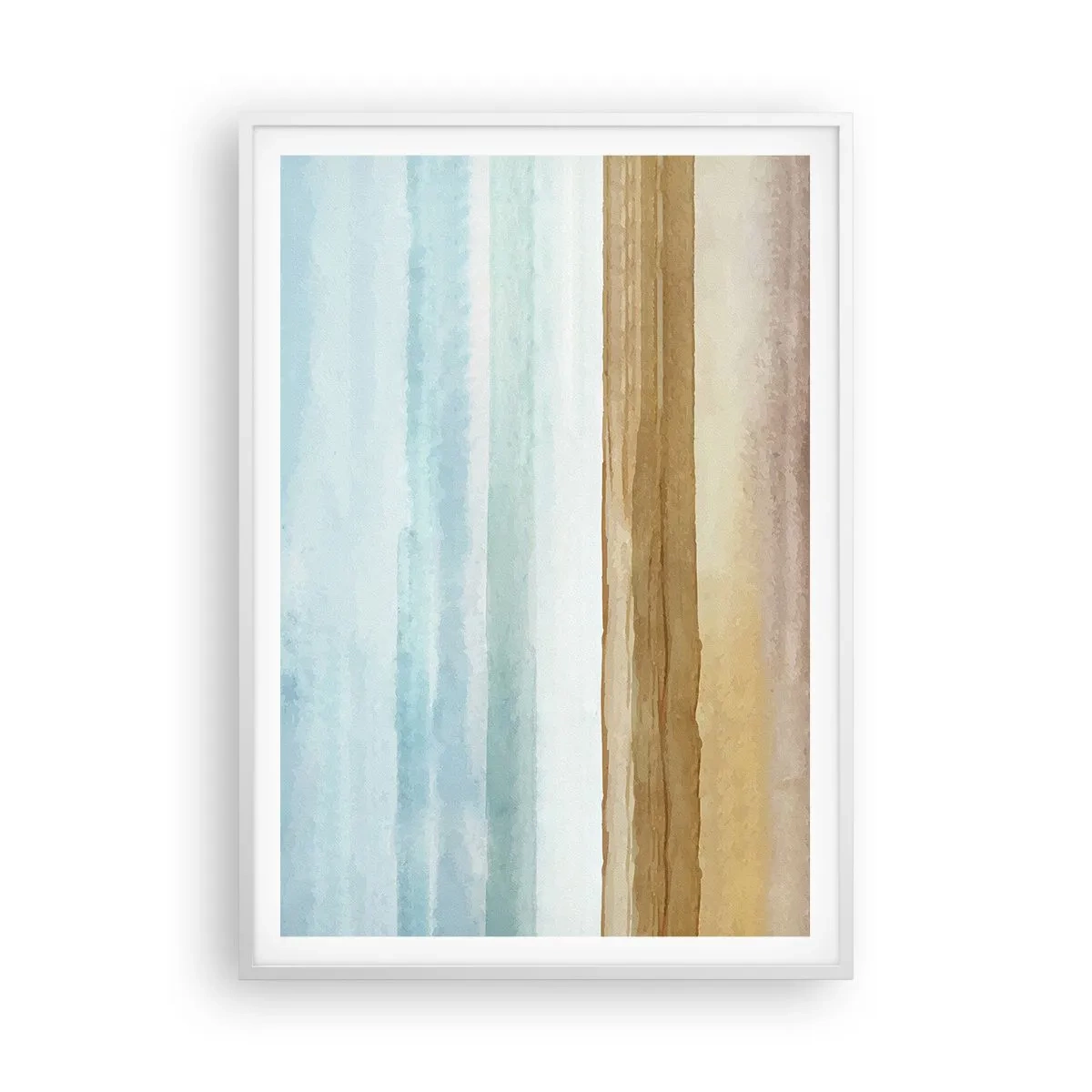 Plakat w białej ramie - Ukojenie - 70x100 cm