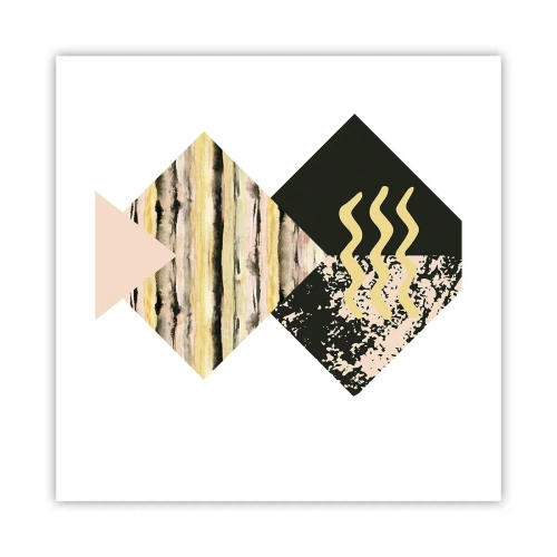 Plakat - Nie takie proste - 40x40 cm