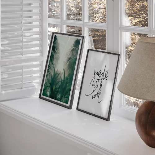 Made with love - inspiracja na ścianę