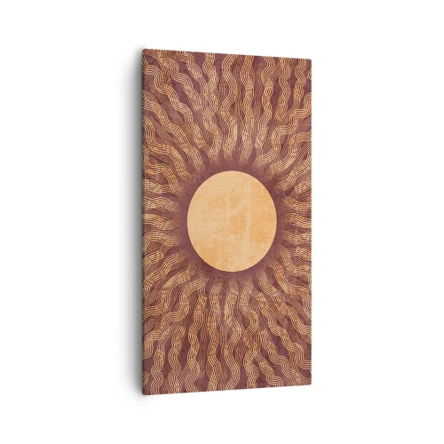 Obraz na płótnie - Ikona słońca - 55x100 cm
