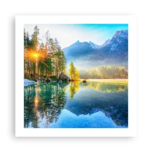 Plakat - Majestat i słodycz - 50x50 cm