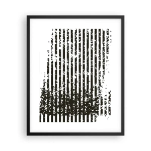 Plakat w czarnej ramie - Rytm i szum - 40x50 cm