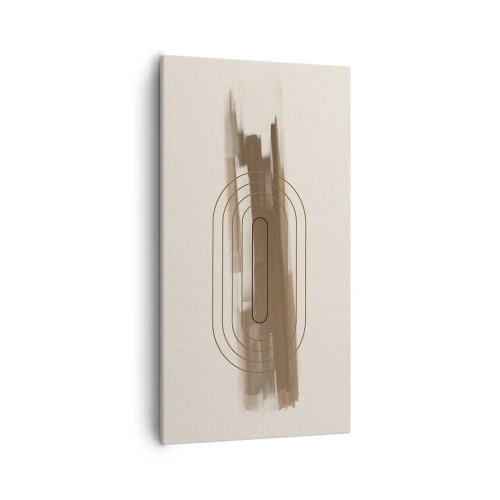 Obraz na płótnie - Powiew szarości - 55x100 cm