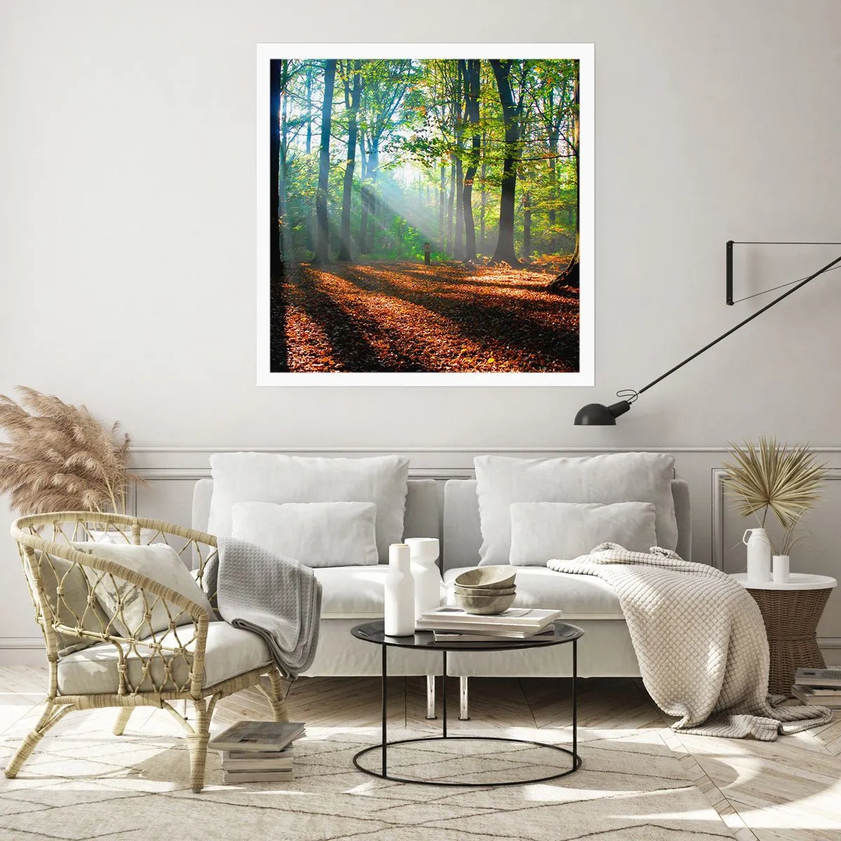 Plakat - Blaski i cienie - 50x50 cm