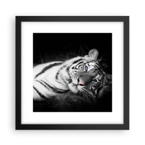 Plakat w czarnej ramie - Dzikość i spokój - 30x30 cm