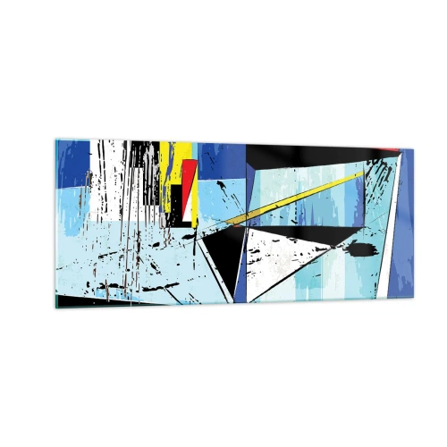 Obraz na szkle - Patrzeć na świat pod kątem... - 100x40 cm