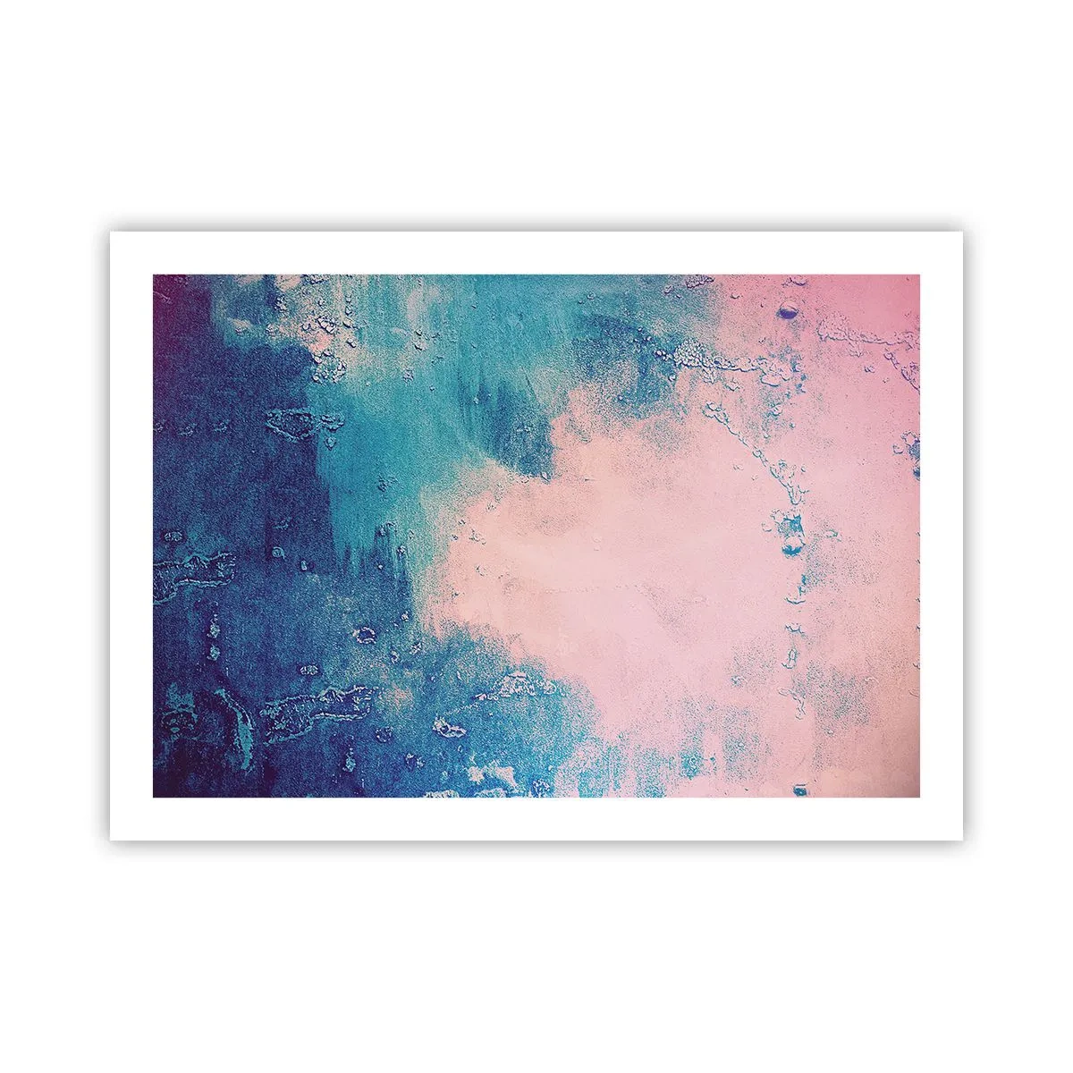 Plakat - Błękitne objęcia - 70x50 cm