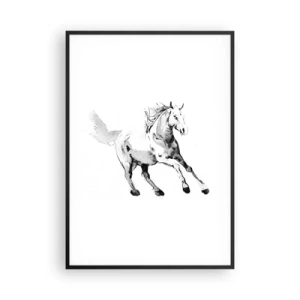 Plakat w czarnej ramie - Nieujarzmiona dusza - 70x100 cm