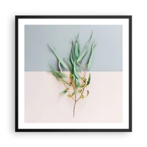 Plakat w czarnej ramie - Pastelowa subtelność - 60x60 cm