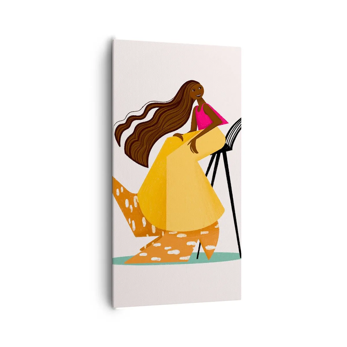 Obraz na płótnie - Moda to też zabawa - 65x120 cm