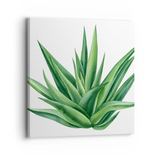 Obraz na płótnie - Zieleń – siła – życie - 30x30 cm