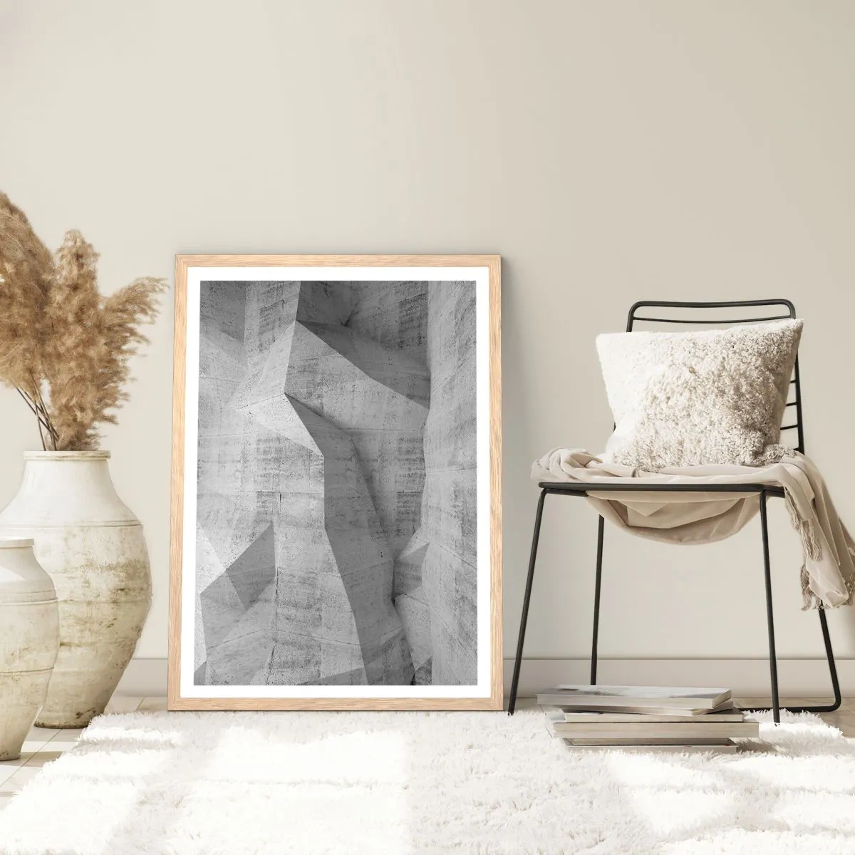 Plakat w ramie jasny dąb - Prawdziwe wyzwanie - 50x70 cm