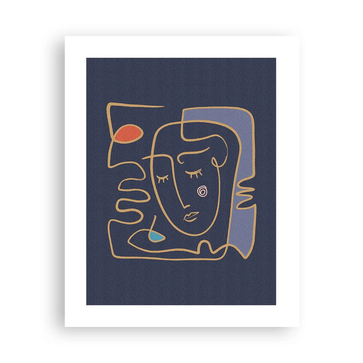 Plakat - W zamyśleniu - 40x50 cm