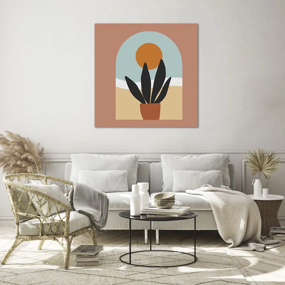 Obraz na szkle - Drobne radości - 40x40 cm